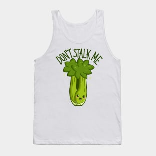 “Don’t Stalk Me” Cute Celery Stalk Tank Top